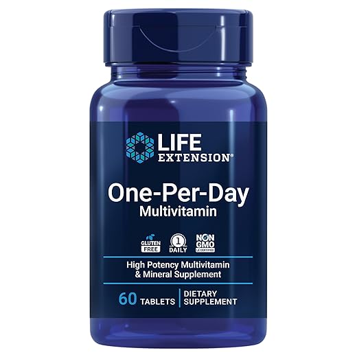 One Per Day Multivitamínico (60 Tablets) Life Extension