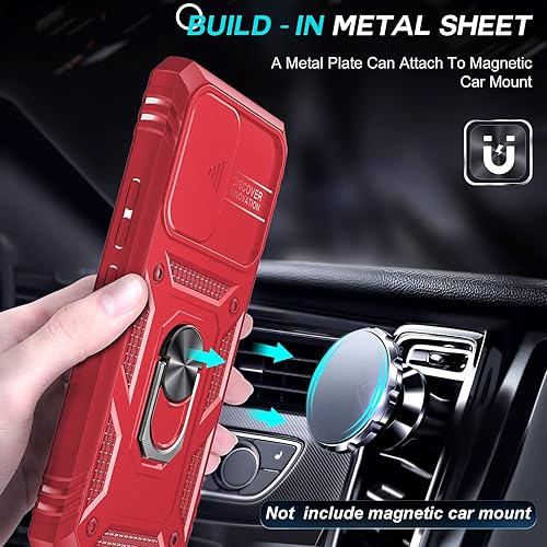 Miniatura 4 de LeYi Funda para Samsung A53 5G Galaxy A53 5G con cubierta deslizante para cámara + 2 paquetes protector de pantalla, funda protectora de cuerpo