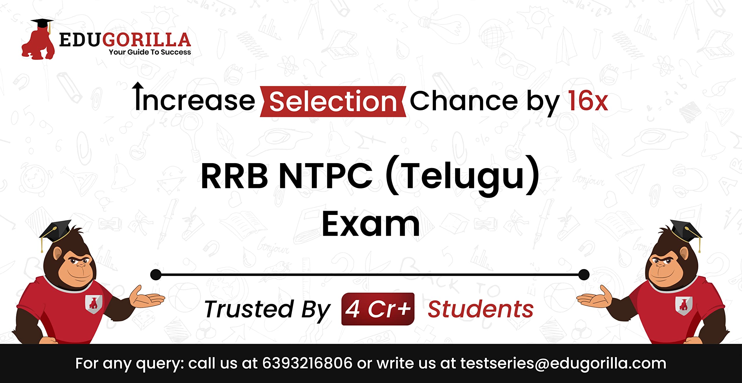 EduGorilla RRB NTPC (Telugu) Exam Mock Test 2020 | Unlimited Online Test Series & Speed Tests | 1 Month Subscription | (Activation Key Card) (B0894XD6MK) Amazon Price History, Amazon Price Tracker