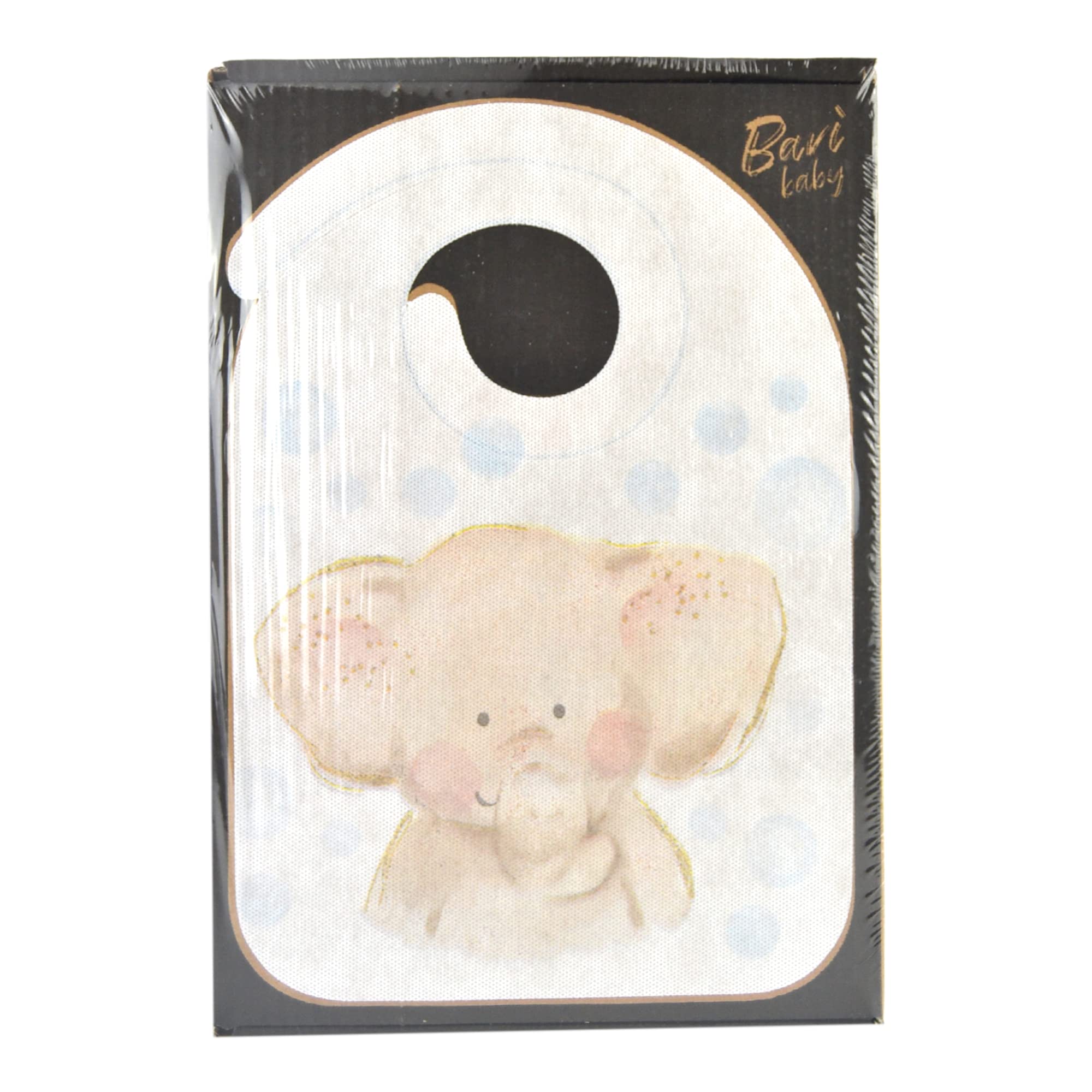PZ 100 BAVAGLINI MONOUSO PER BAMBINO, BAVAGLINI FANTASIA ORSO, PINGUINO ED ELEFANTE ( ALTO 30 CM X LARGHEZZA 24 CM ) IDEALE PER ASILI E LUDOTECHE PER AGEVOLARE IL CONSUMO DEI PASTI