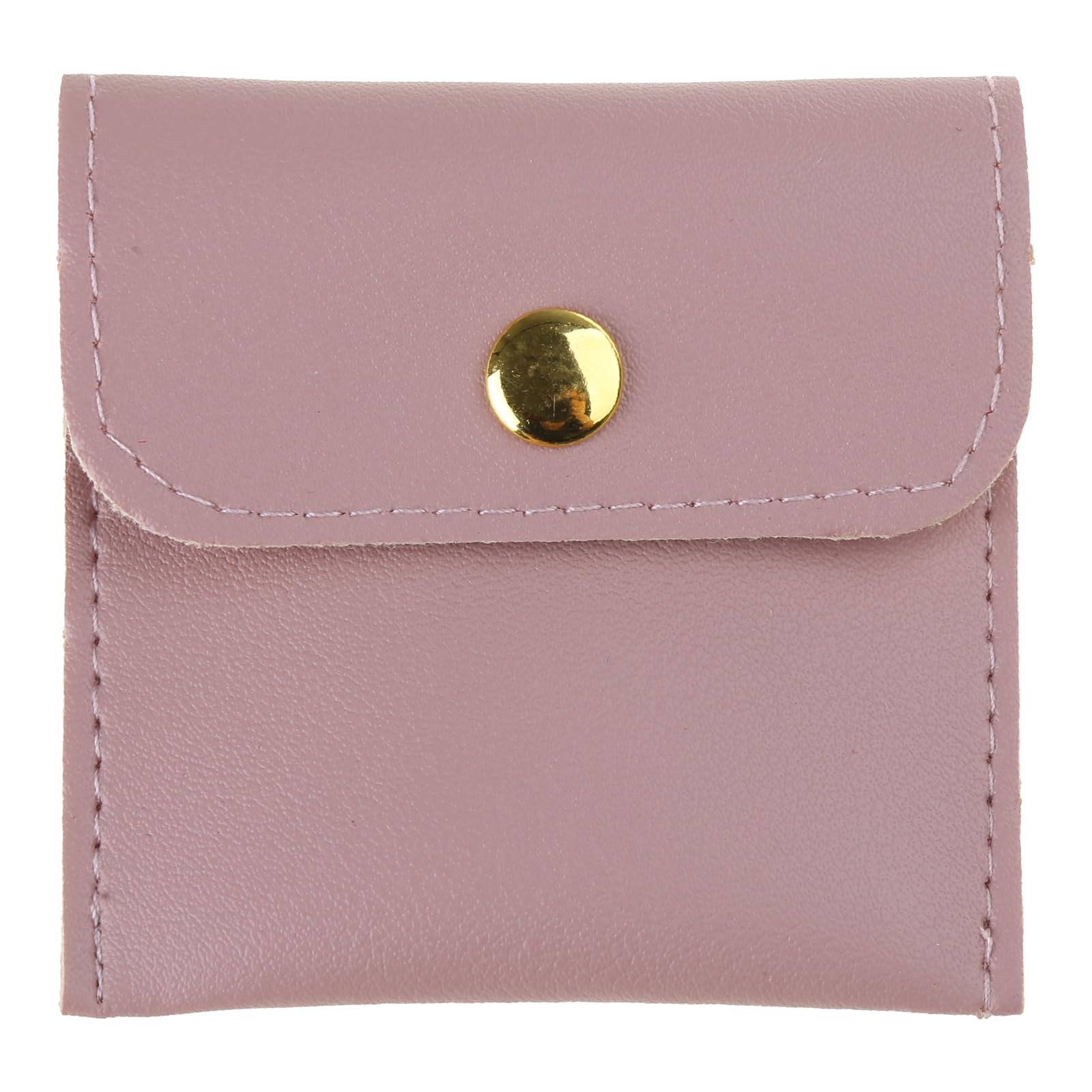 Haodream Compact Jewelry Pouch Portable Storage Case for Earrings/Necklaces/Rings/Bracelets/Brooches Snap Button Closure Bags Portable Storage Box