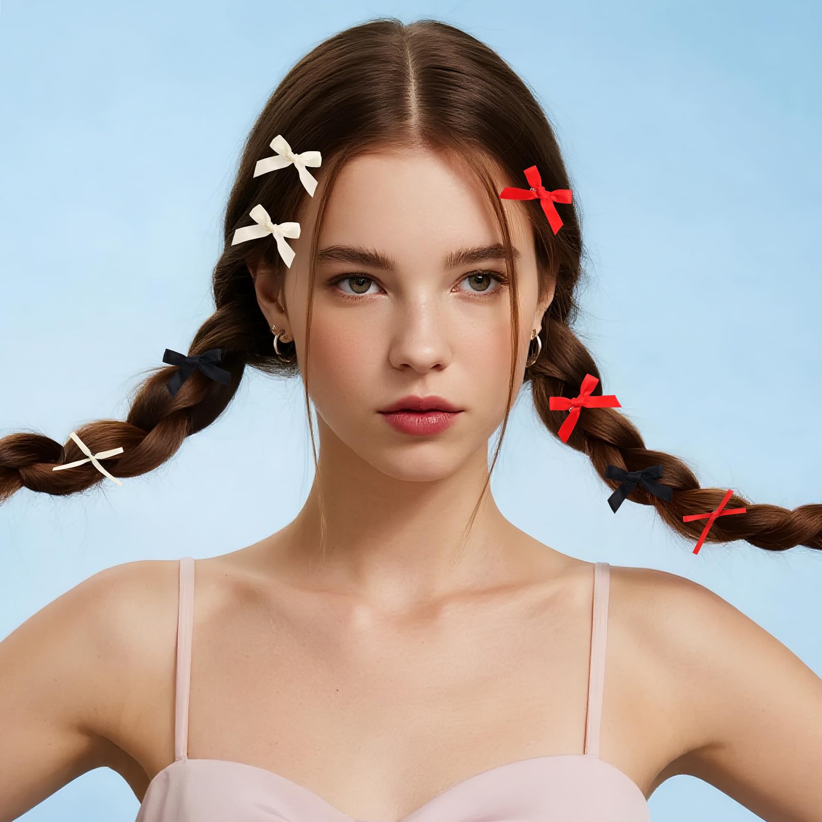 33pcs Bow Hair Clips - Image 4