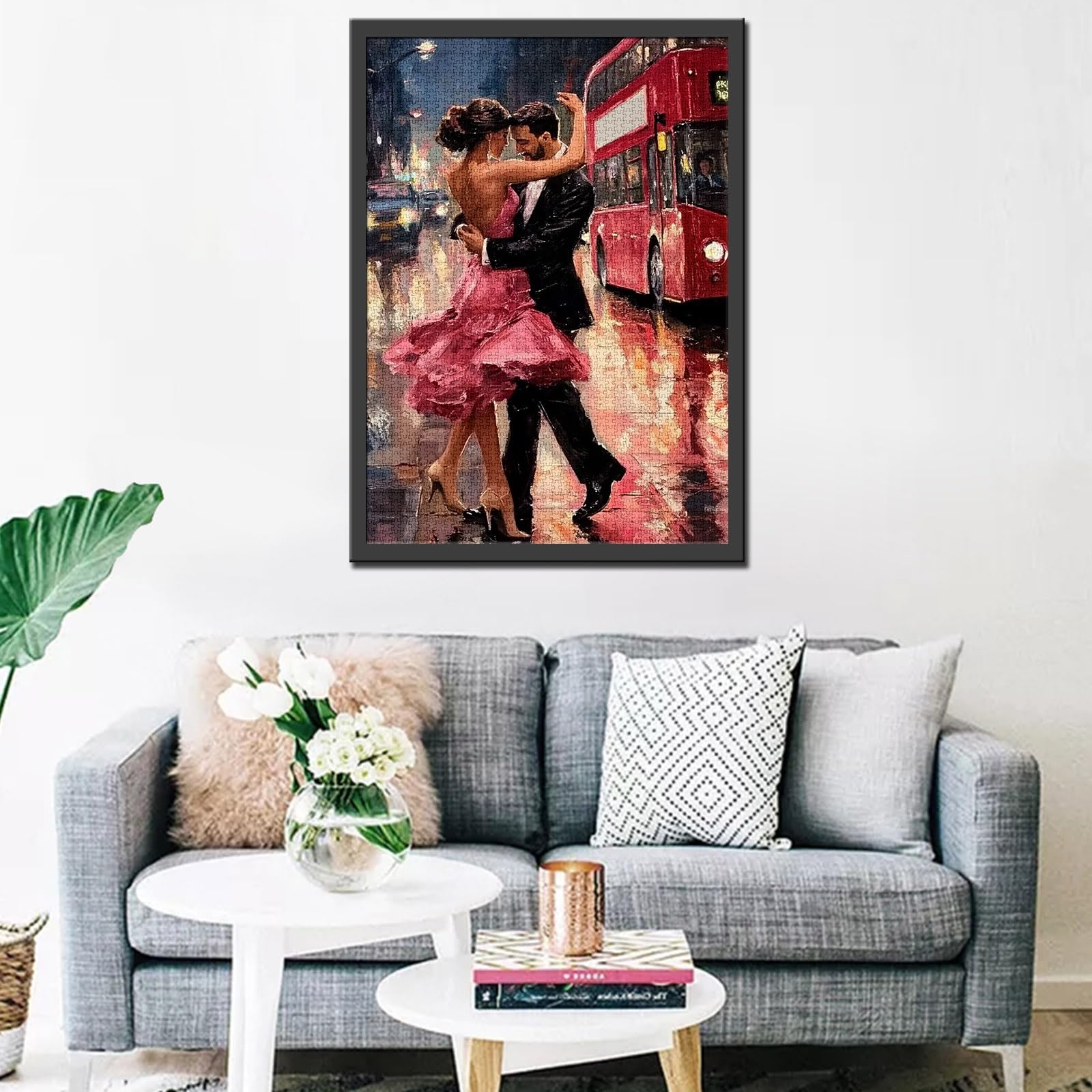 Amazon.com: Romantic Dancing Couple 1000 Piece Jigsaw Puzzles for