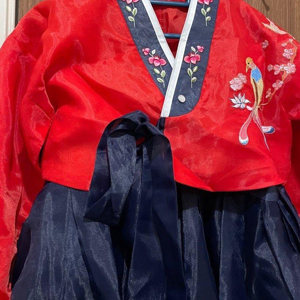 Koreańska sukienka hanbok, haft kwiatowy, strój księżniczki pałacowej dla kobiet, cosplay, występy sceniczne, imprezy tematyczne