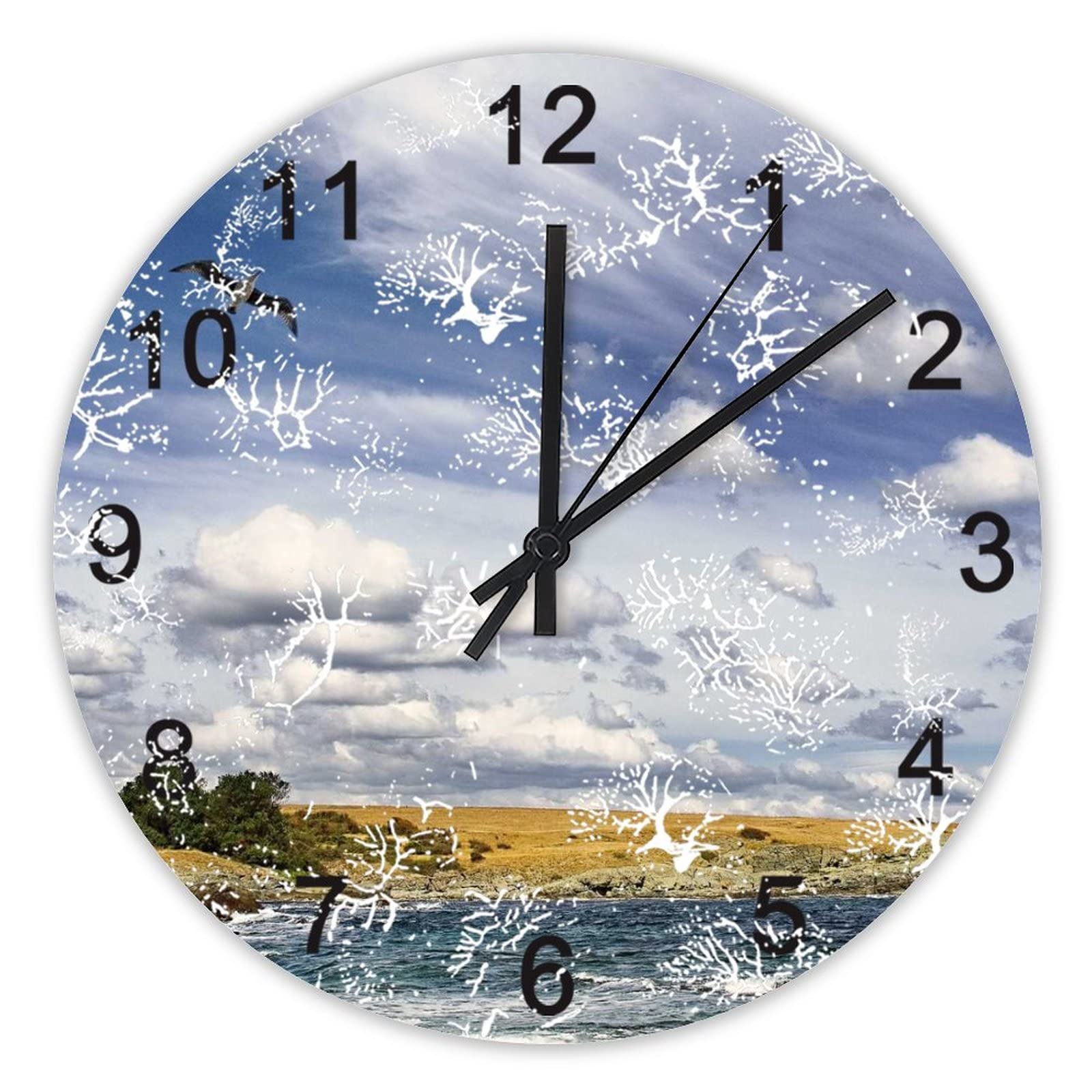Horloge murale silencieuse pour une ambiance zen dans votre cuisine