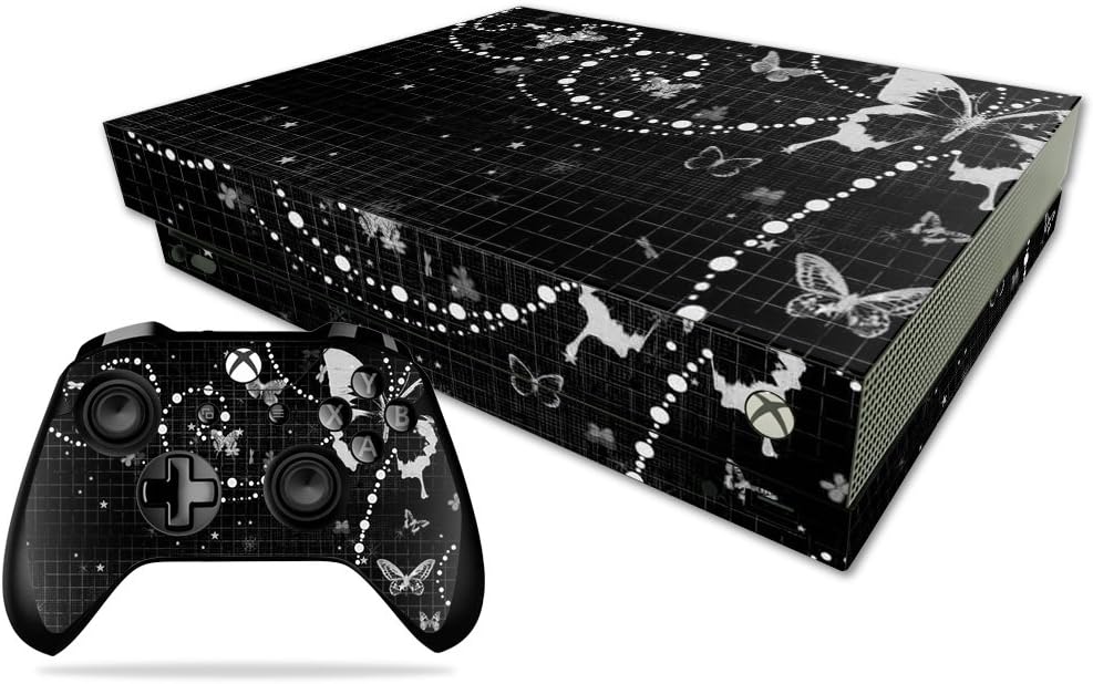 MightySkins Skin Compatible with Microsoft Xbox One X - Awesome 80s | Protective, Durable, and Unique Vinyl Decal wrap Cover | Easy to Apply, Remove, and Change Styles | Made in The USA