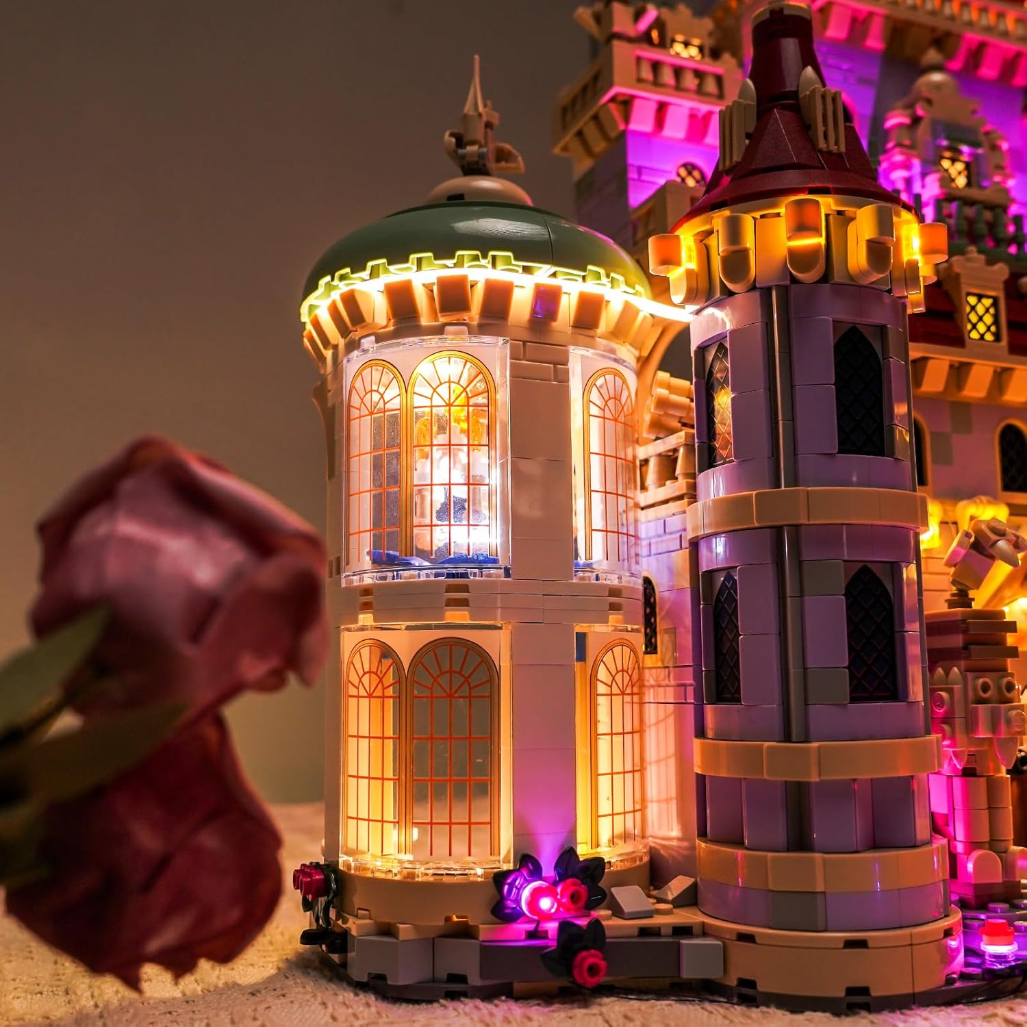 LED Lighting Compatible with Lego Beauty and The Beast Castle 43263, Light Kit Compatible with Lego 43263, NOT Included The Model Set - JUST Lights