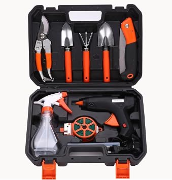 Ratchet kit 108 Piece Tool Set General House Hold Hand Tool Kit with Plastic Toolbox Storage Case Used to Car Repair and Home RepairGarden Gift Sets