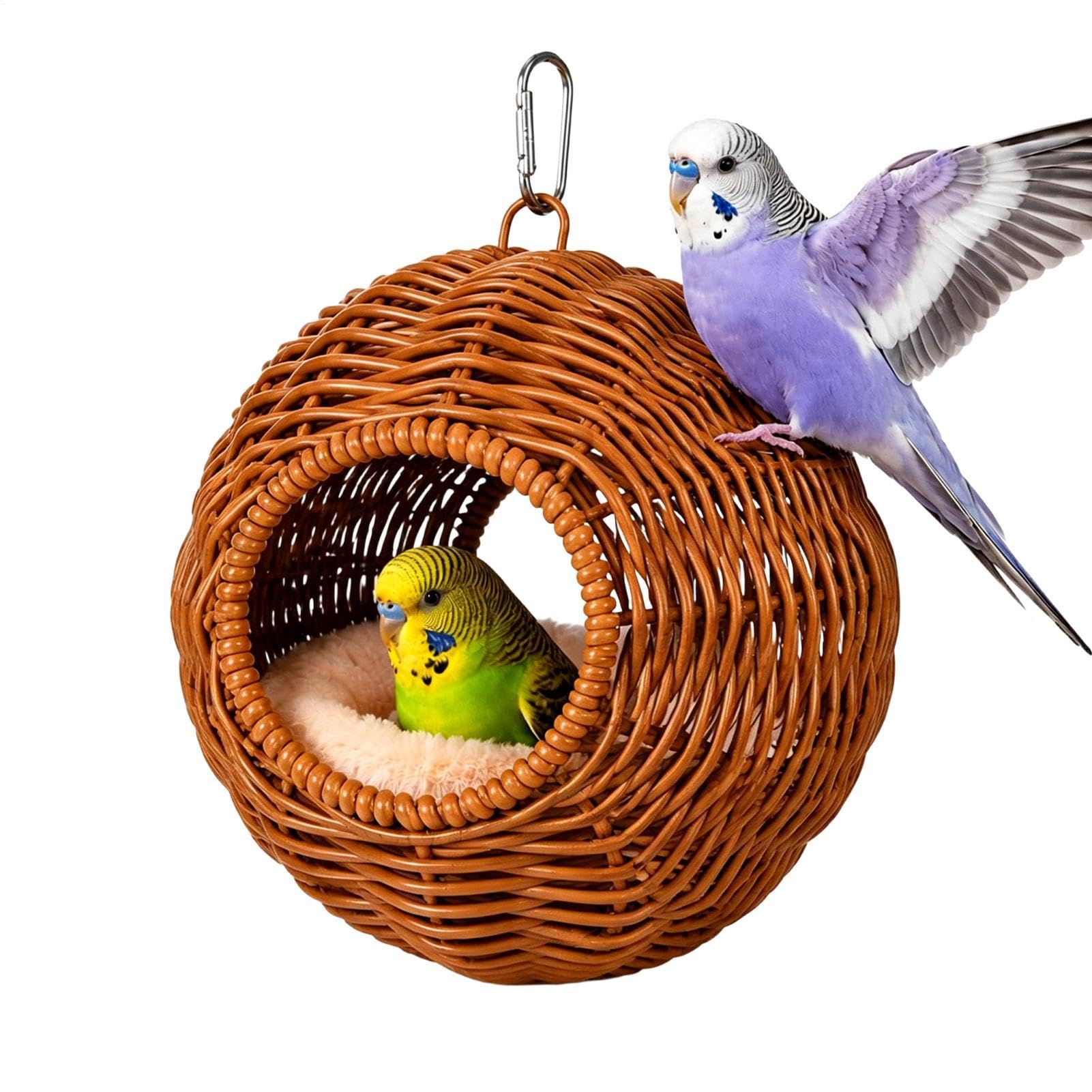 Parakeet Nesting Box for Cage, Steel Frame Bird Breeding Box