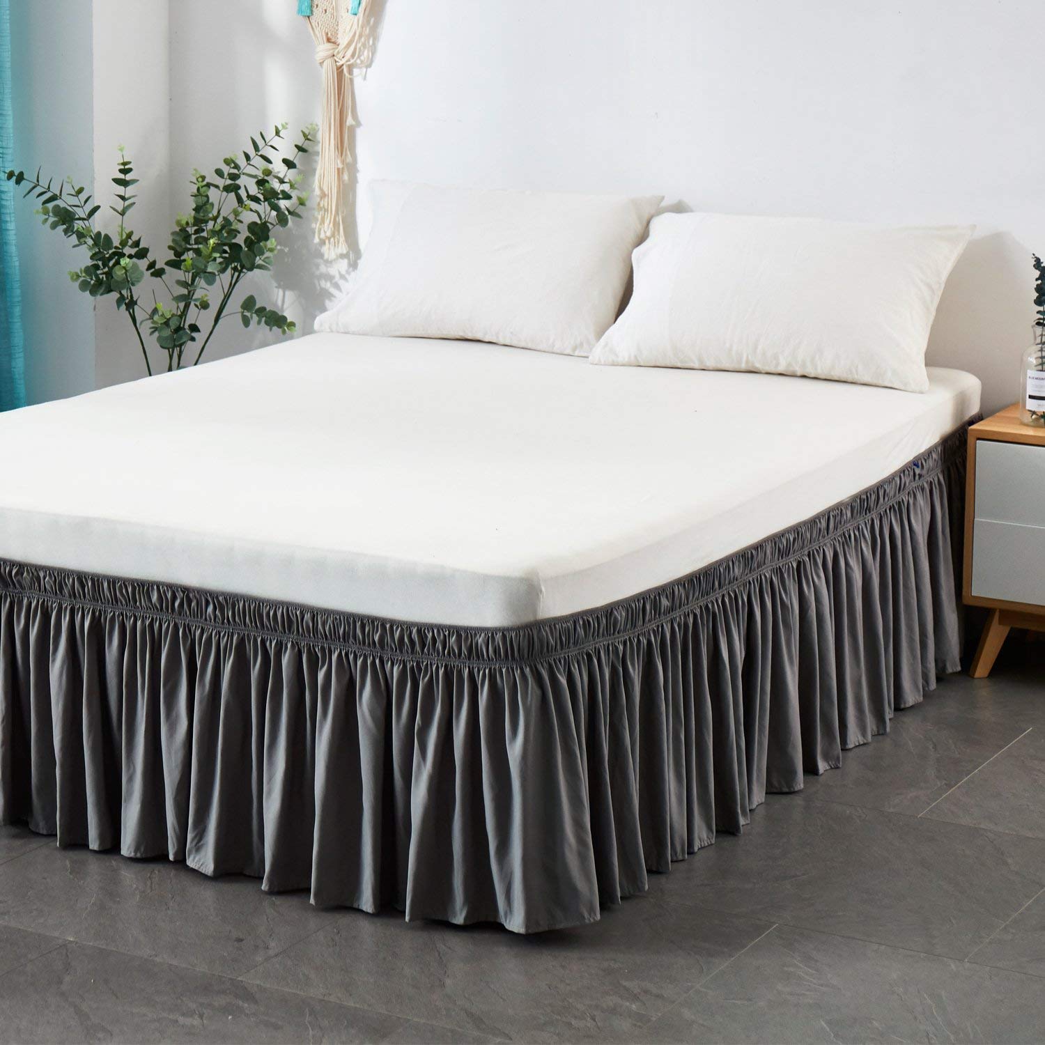Cotton 600 TC Bed Skirt (Grey_Cal King)-image-0