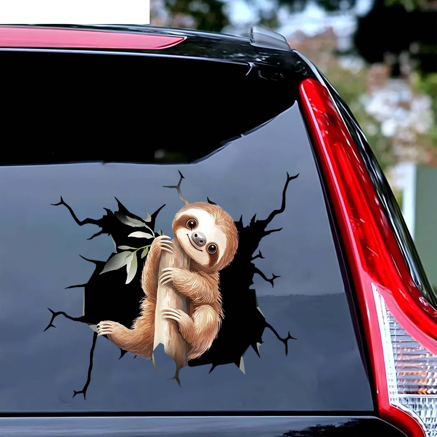 Amazon.com - Sloth Stickers, Sloth Car Decals - 3D Realistic Sloth ...