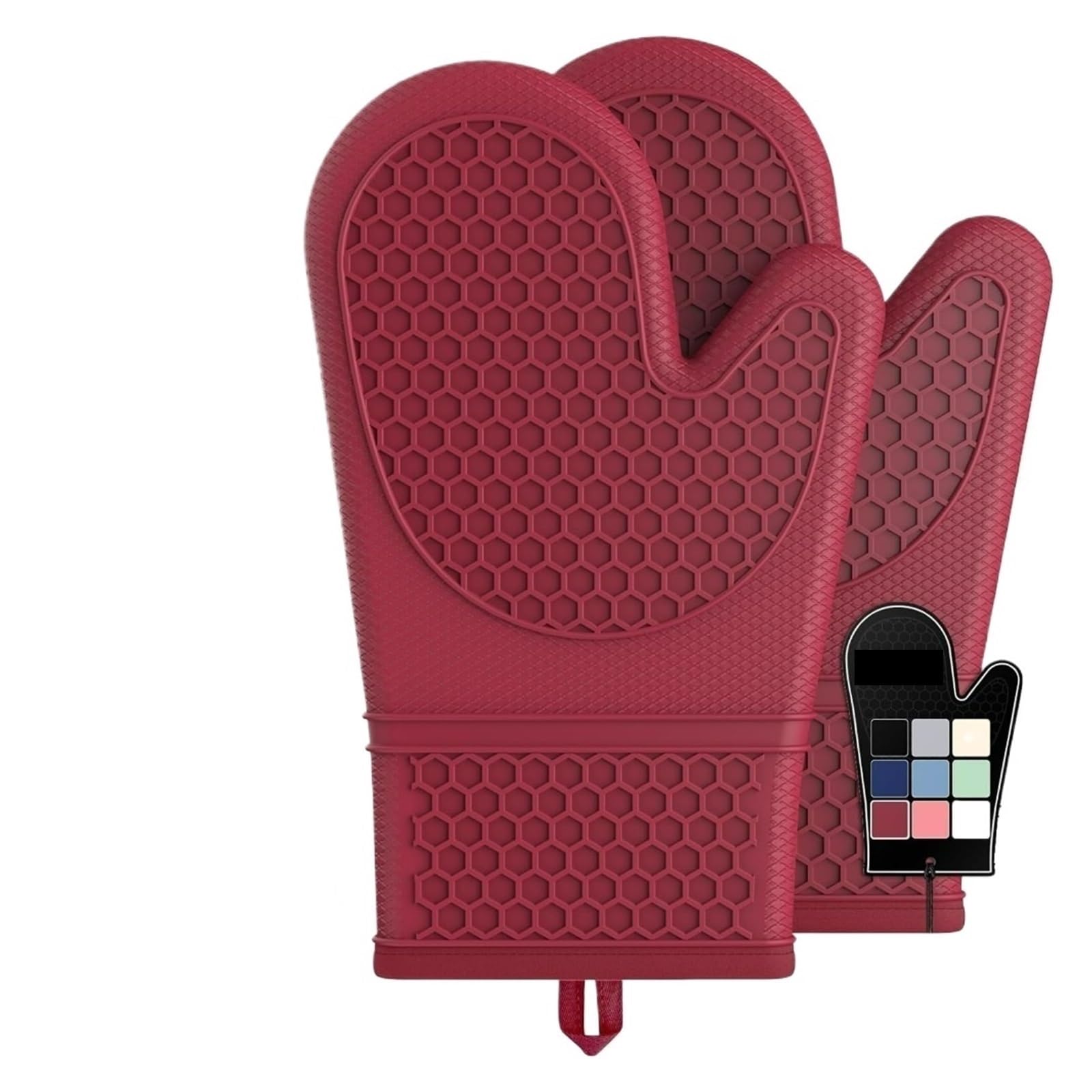 Gants de Four, Compatible avec Kitsure, Lot de 2 en Silicone