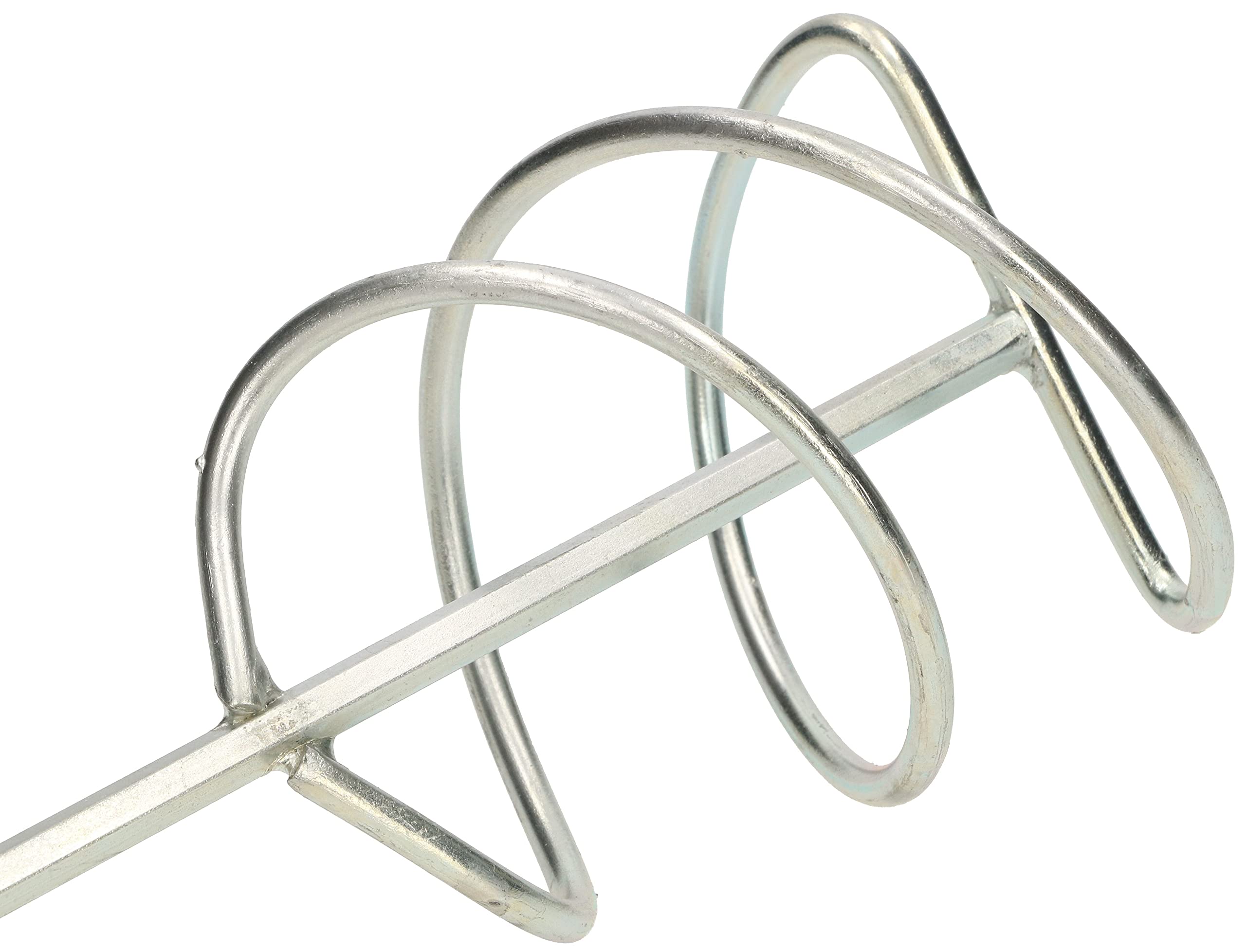 KOTARBAU® 3 x Varillas mezcladoras 55, 80, 100 mm, Mezclador, Agitador de adhesivos, Mezclador de mortero, yeso, cemento, Cesta mezcladora espiral, Batidora de yeso para taladro, Acero galvanizado
