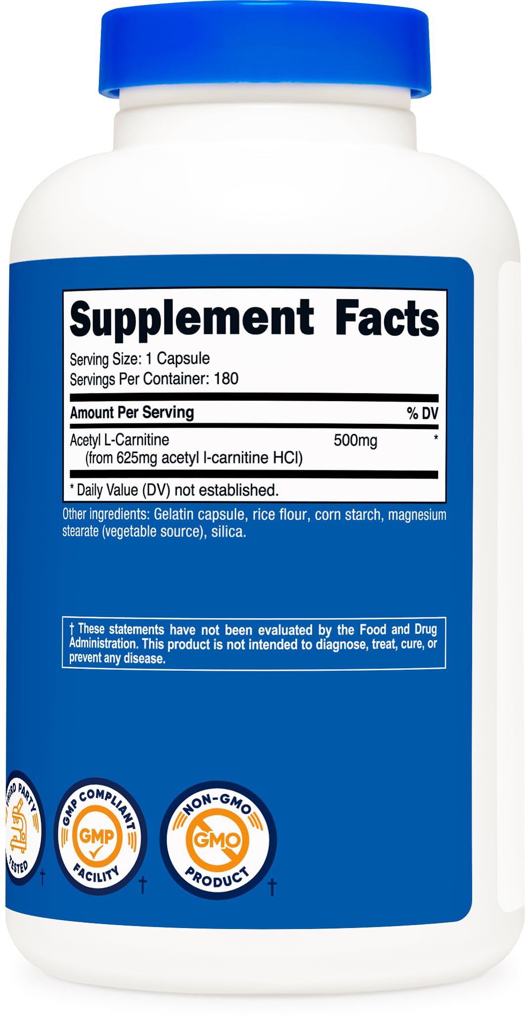 Amazon.com: Nutricost Acetil L-carnitina 500 mg, 180 cpsulas - Sin OMG y sin gluten : Todo lo dems Amazon.com: Nutricost Acetil L-carnitina 500 mg, 180 cpsulas - Sin OMG y sin gluten : Todo lo dems