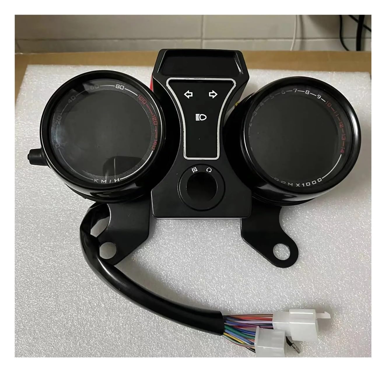 Contagiri contachilometri Moto Per Ft150s/dt1 FT125 DT125 Per CG150 CG200 Moto Tachimetro Contagiri LED Contatore Digitale Di Montaggio