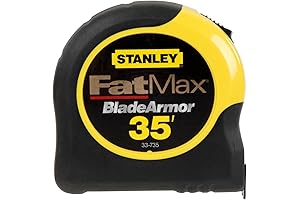 Stanley Fatmax Retractable Measuring Tape, 35' Blade, Heavy Duty