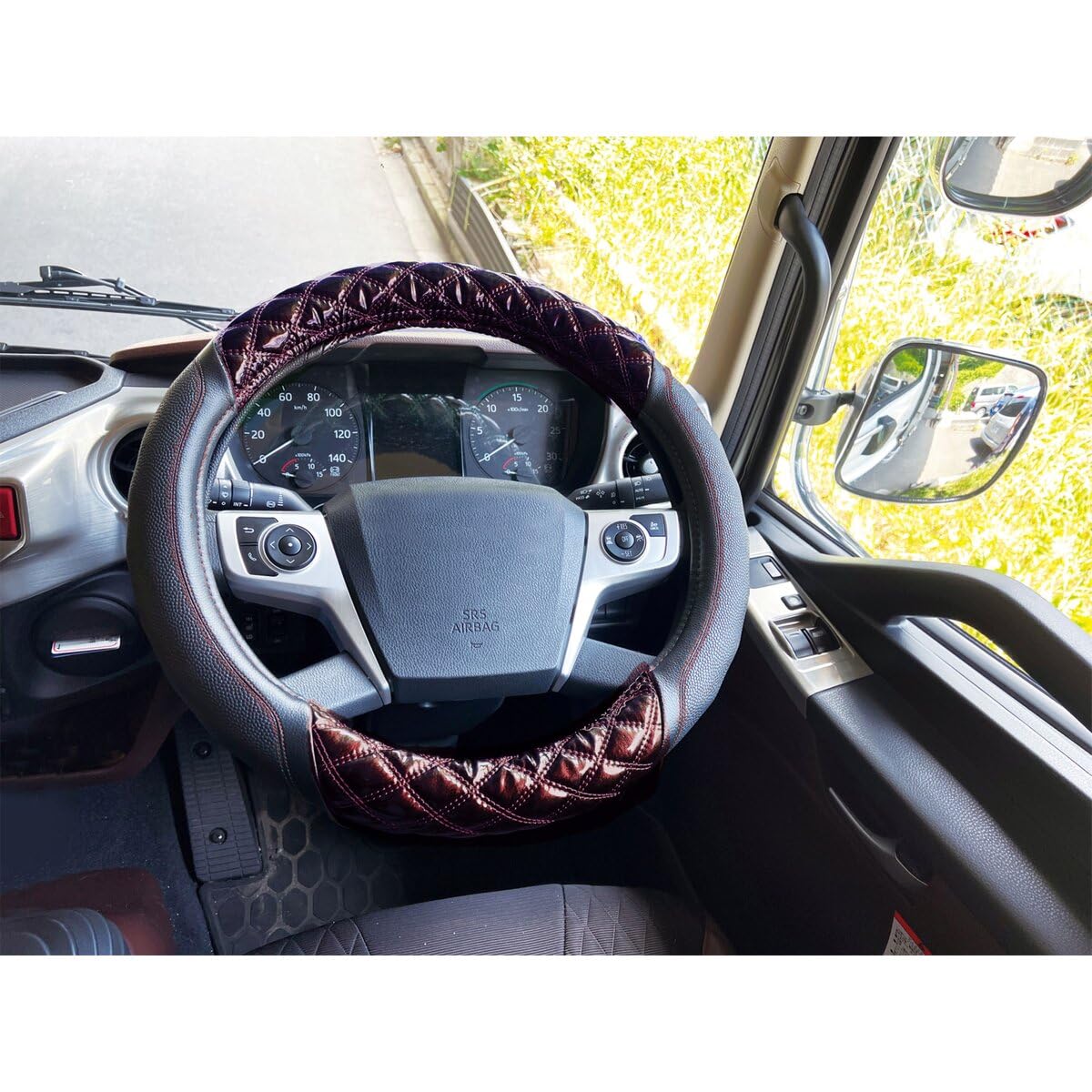 Amazon | pa-man ハンドルカバー 3Dグリップ レッド 2HS/2L 45-46cm