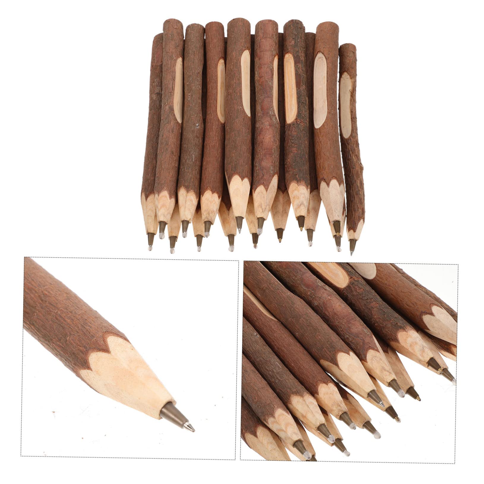 32 Pièces Stylo à Bille Brindille Stylos à Pointe Fine Stylo Brindille Rustique Stylos à Encre De Bureau Joli Stylo à Bille Stylo Plume Écriture Pratique Stylo De Branche En Bois