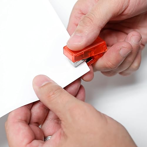 Miniatura 8 de Mini kit de suministros escolares, mini grapadora estética, mini tijeras dispensadoras de cinta, mini kit de suministros de oficina para niños,