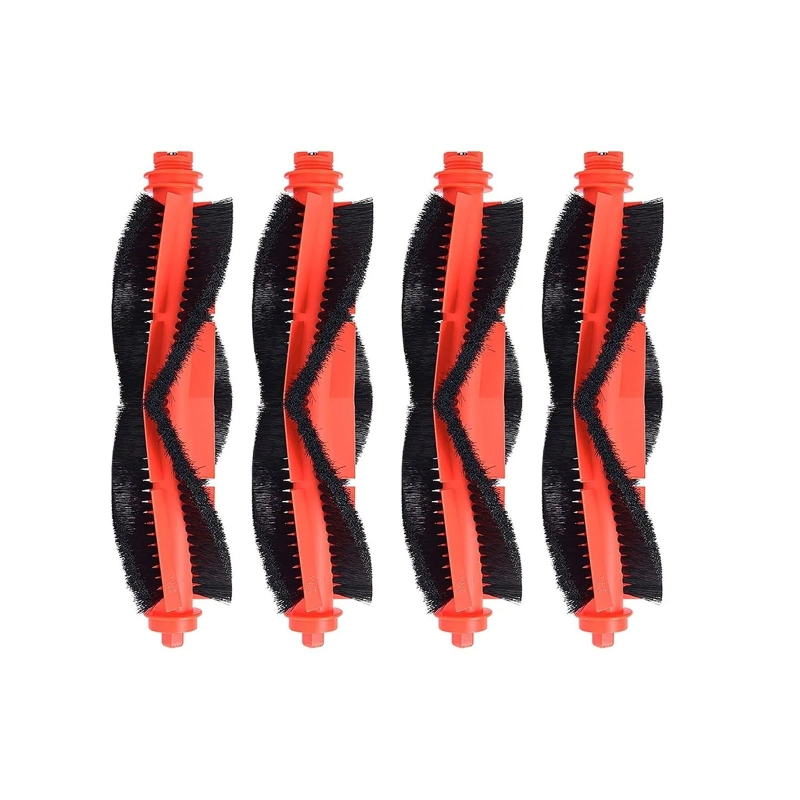 VIXWDRUTY Main Brush ，Compatible For Xiaomi ，S20 3C Plus E12 B112 D106 E10 C103 E10C Sweeper Vacuum Cleaner Replacement Roller Brush Spare Parts(4pcs)