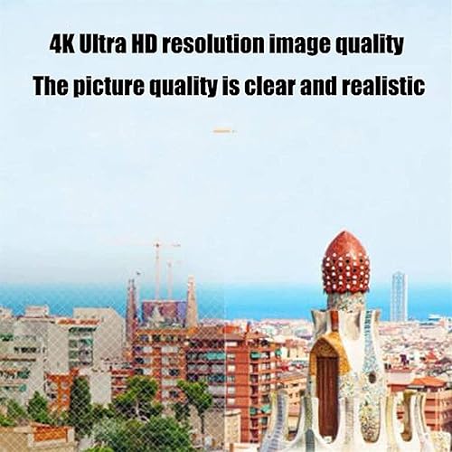 Miniatura 3 de Mini proyector, proyector de video proyector de cine al aire libre 8000L, proyector LED portátil de cine en casa 1080P y 200 pulgadas compatible,