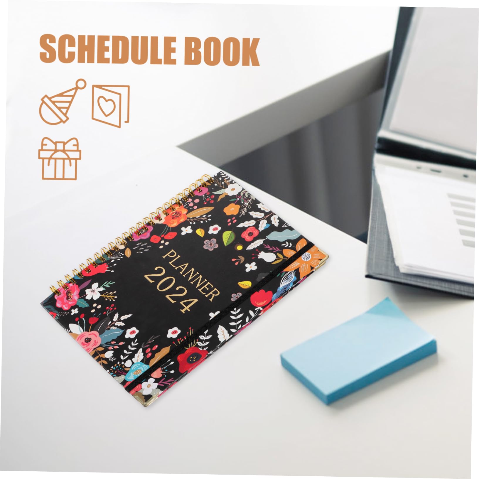 Lurrose 5stücke Jahr Planner Notizbuch Für Büro Und Schule Tragbarer Organizer Für Akademische Planung Für Lehrer Und Studenten Vielseitig Einsetzbar Stilvolles Design