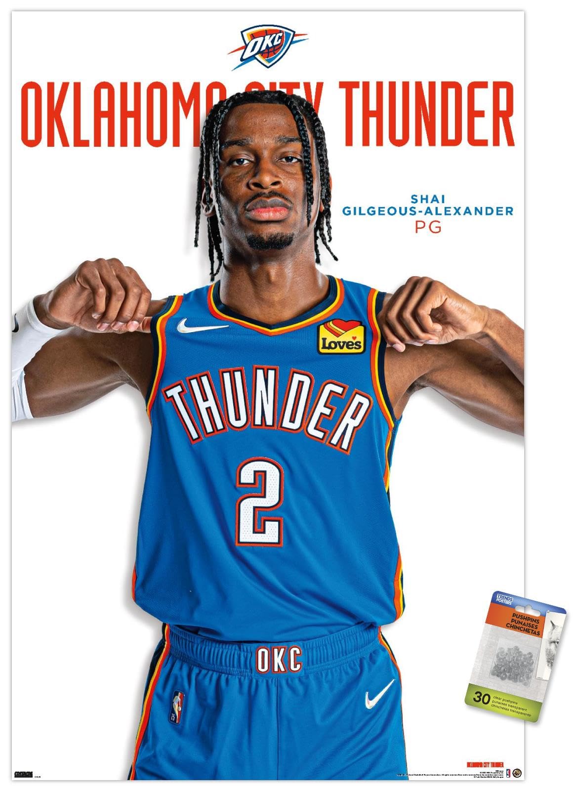 Amazon.co.jp: Trends International NBA オクラホマシティ