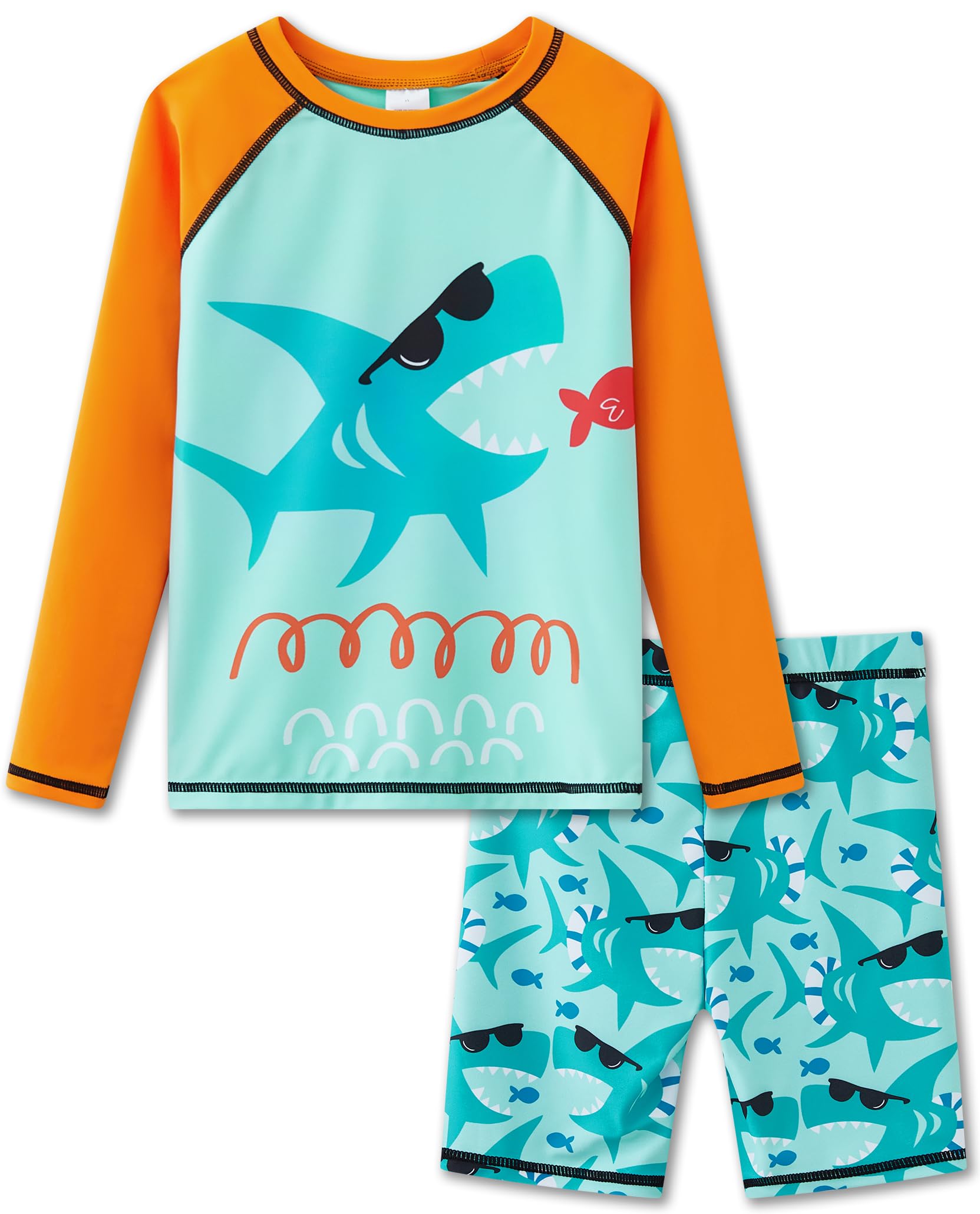UMELOK Boys Rash Guard Sets Swimsuit