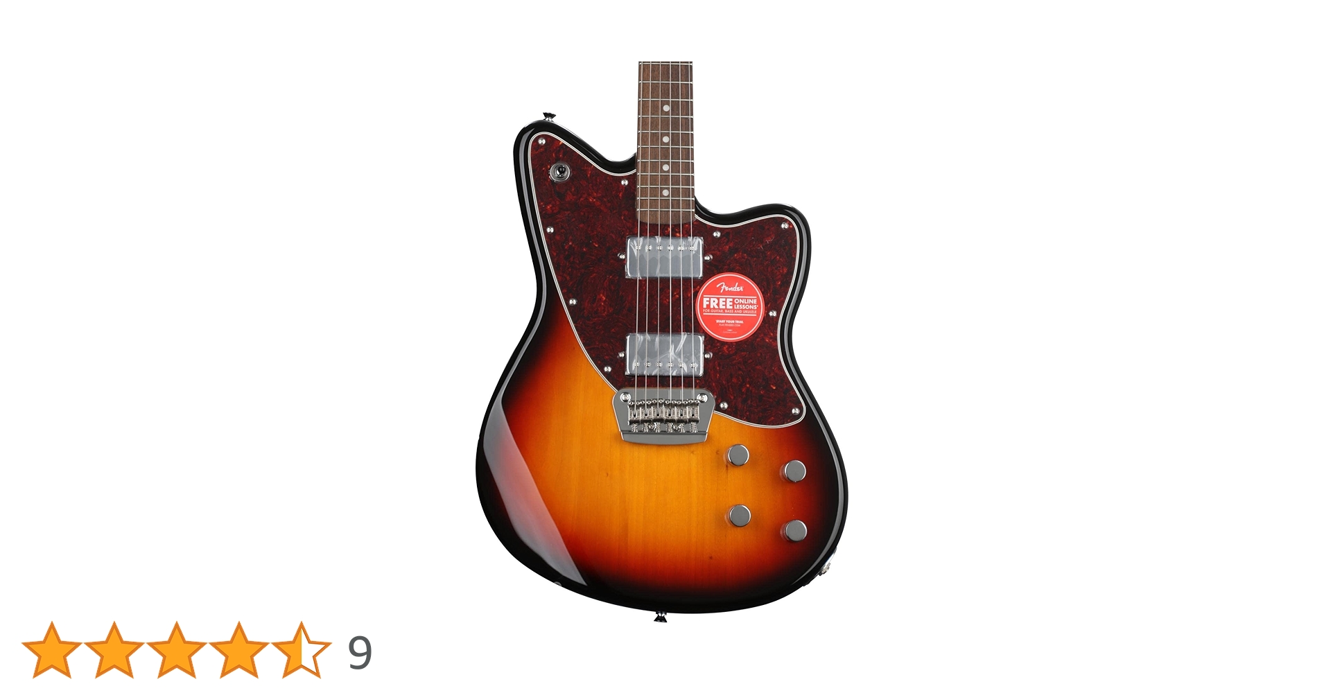 ギター Squier by Fender Tornado LPB Squier Paranormal Toronado Electric Guitar - Lake Placid