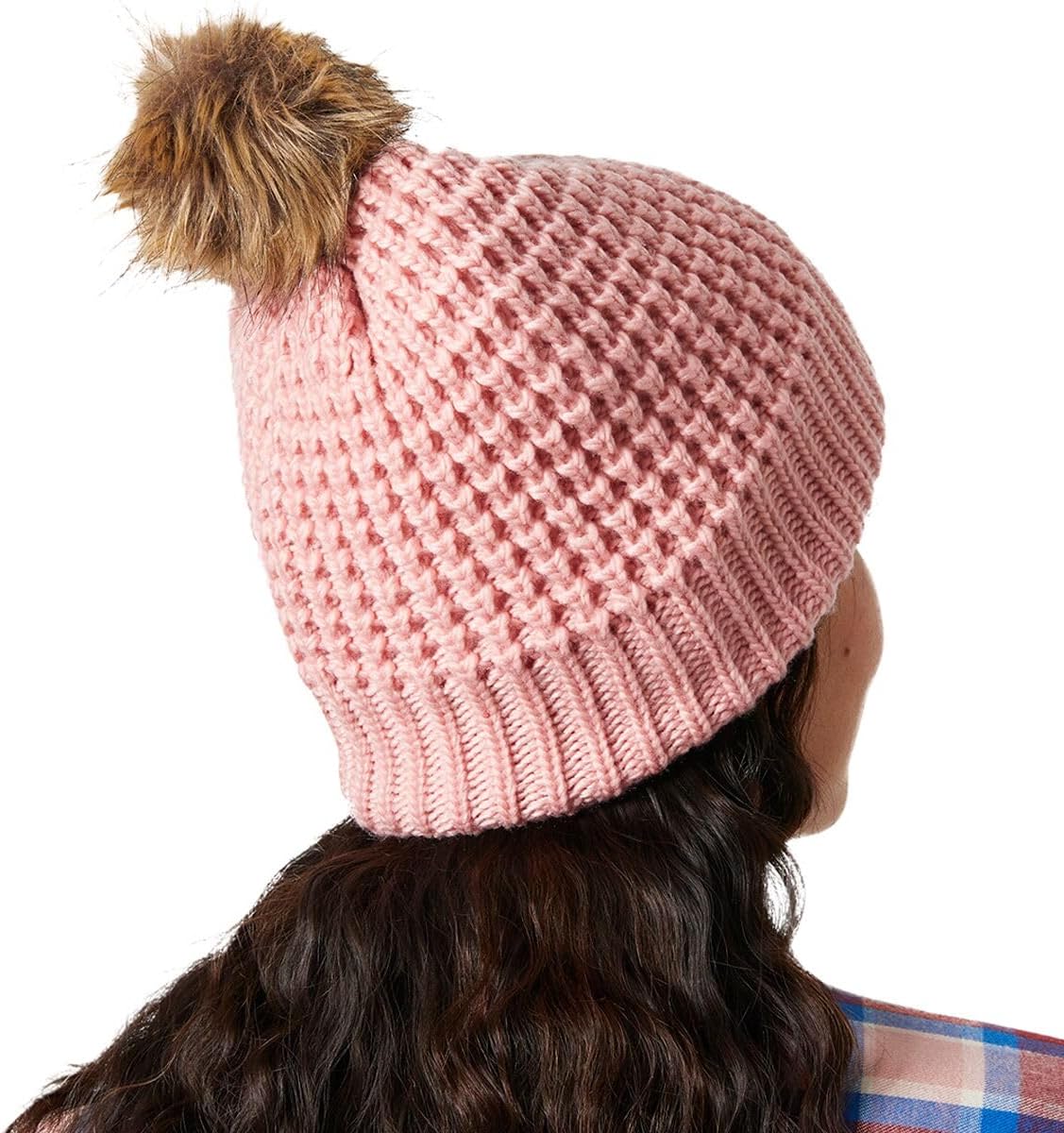 Helly-Hansen Women's Snowfall Beanie, 057 Pink Salt, One Size - Image 2
