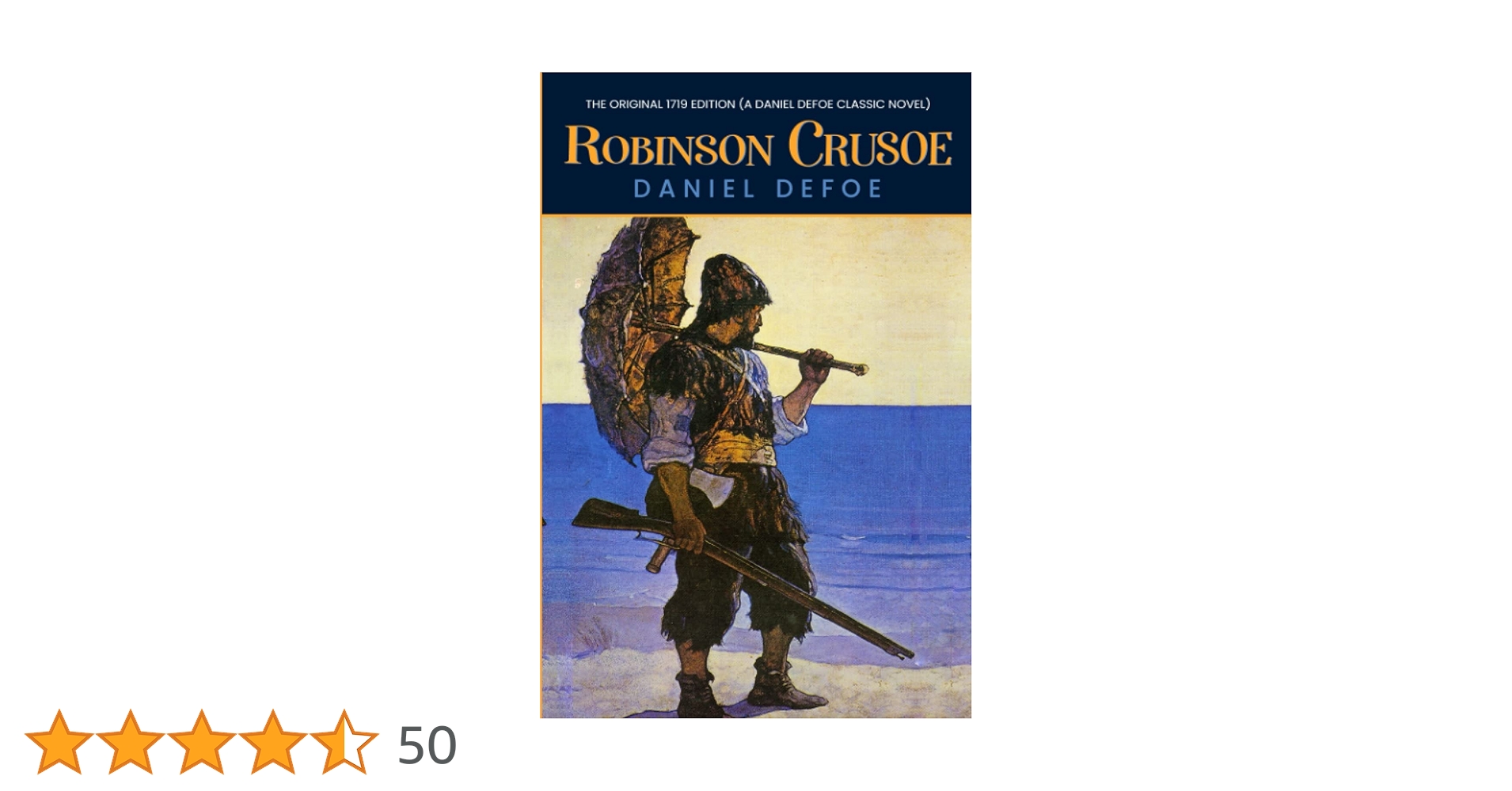 Robinson Crusoe: The Original 1719 Edition (A Daniel Defoe