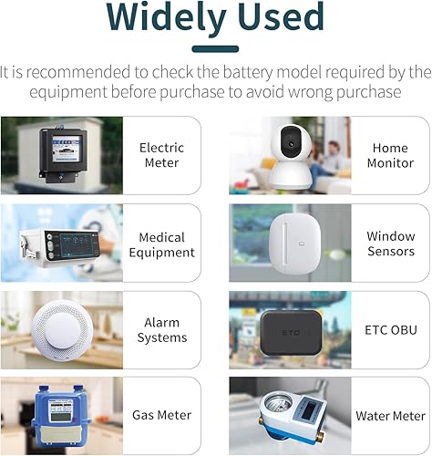 Miniatura 6 de 4X EEMB ER14250 - Batería de litio no recargable de 36 V Li-SOCL 12 AA tamaño 1200 mAh de alta capacidad certificada UL de un solo uso 36 V batería