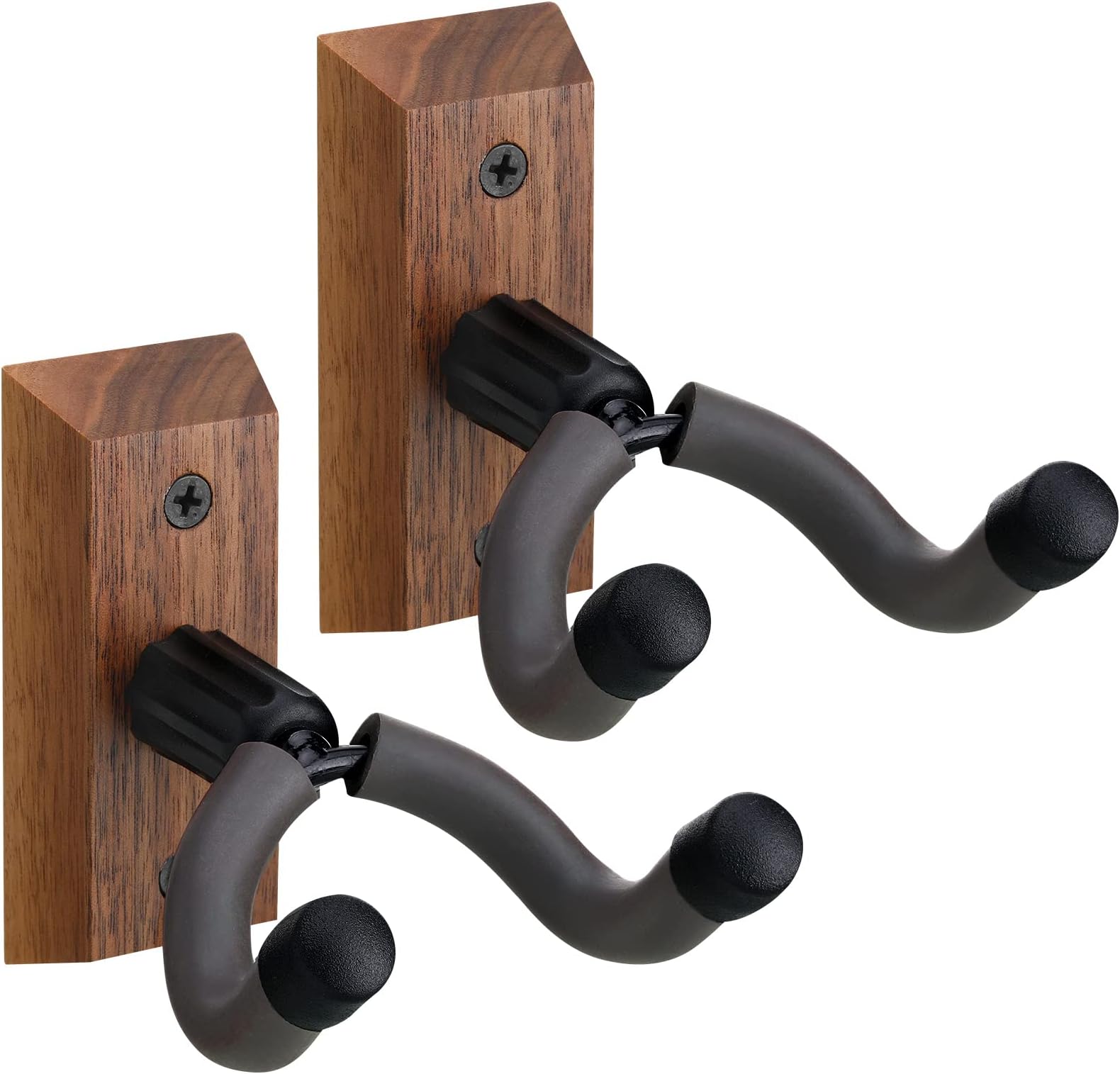 Tatuo Crossbow Hanger for Wall Vertical Gun Rack Wall Mount Hardwood Gun Holder Compound Bow Hanger Holder Displays Rack Shotgun Hooks Rifle Storage Securely Holds Airsoft Firearm