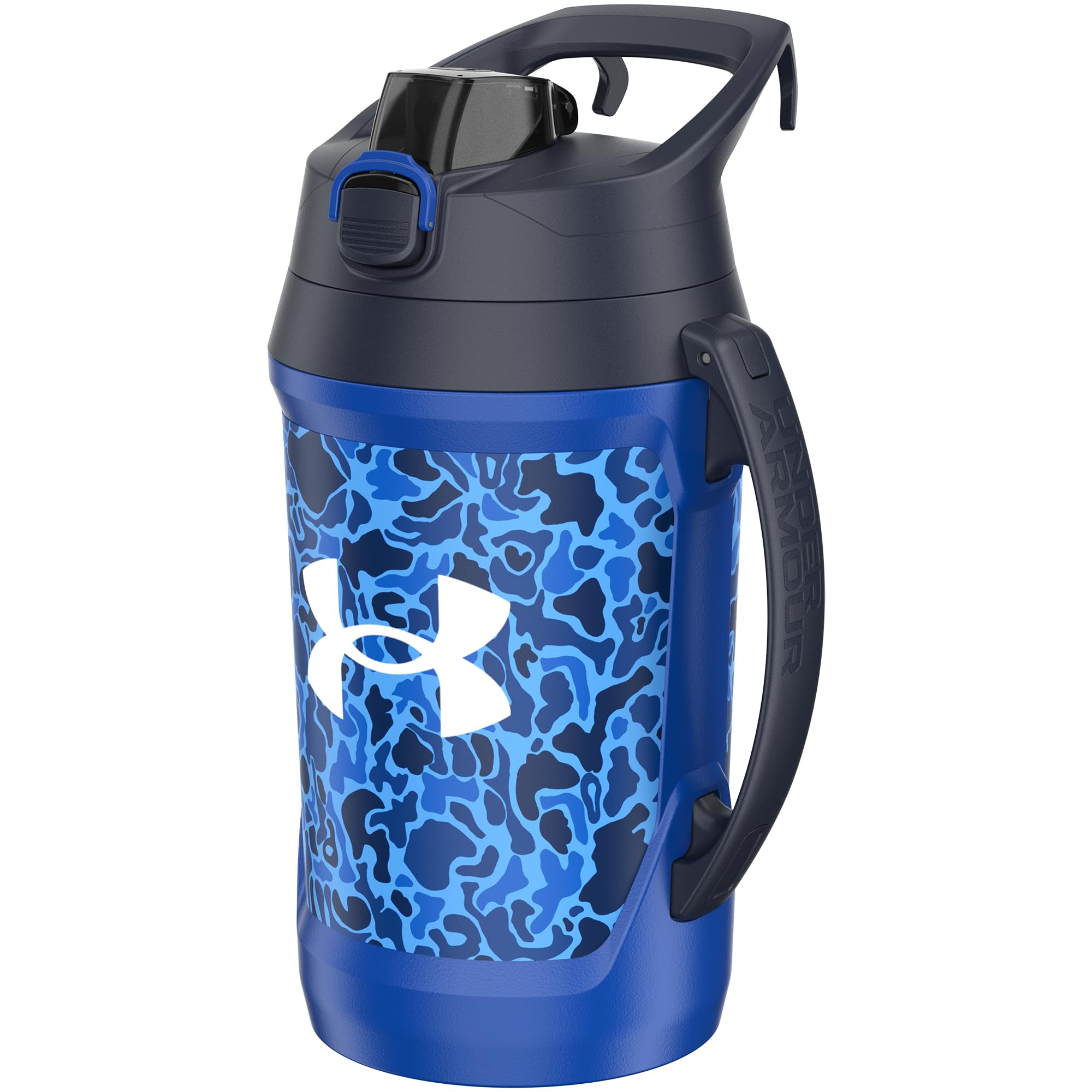 Under Armour Sport-Trinkflasche, 1,9 l, isoliert, mit Griff, zum Aufhängen, auslaufsicher, für Baseball, Fußball und mehr