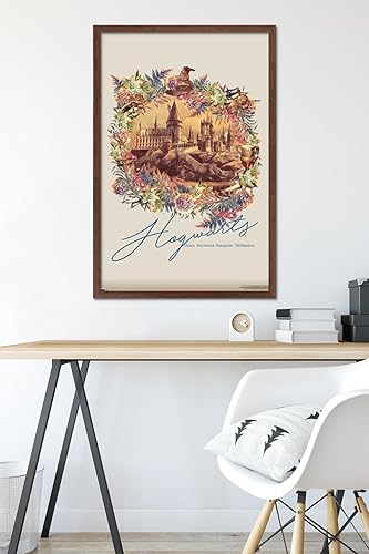 Vista 20 de Trends International The Wizarding World: Harry Potter - Póster de pared floral de Hogwarts, 14.725 x 22.375 pulgadas, versión premium sin marco