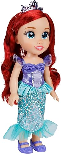 Miniatura 10 de Disney Princess My Friend Ariel Doll de 14 pulgadas de alto incluye traje extraíble, tiara, zapatos y cepillo
