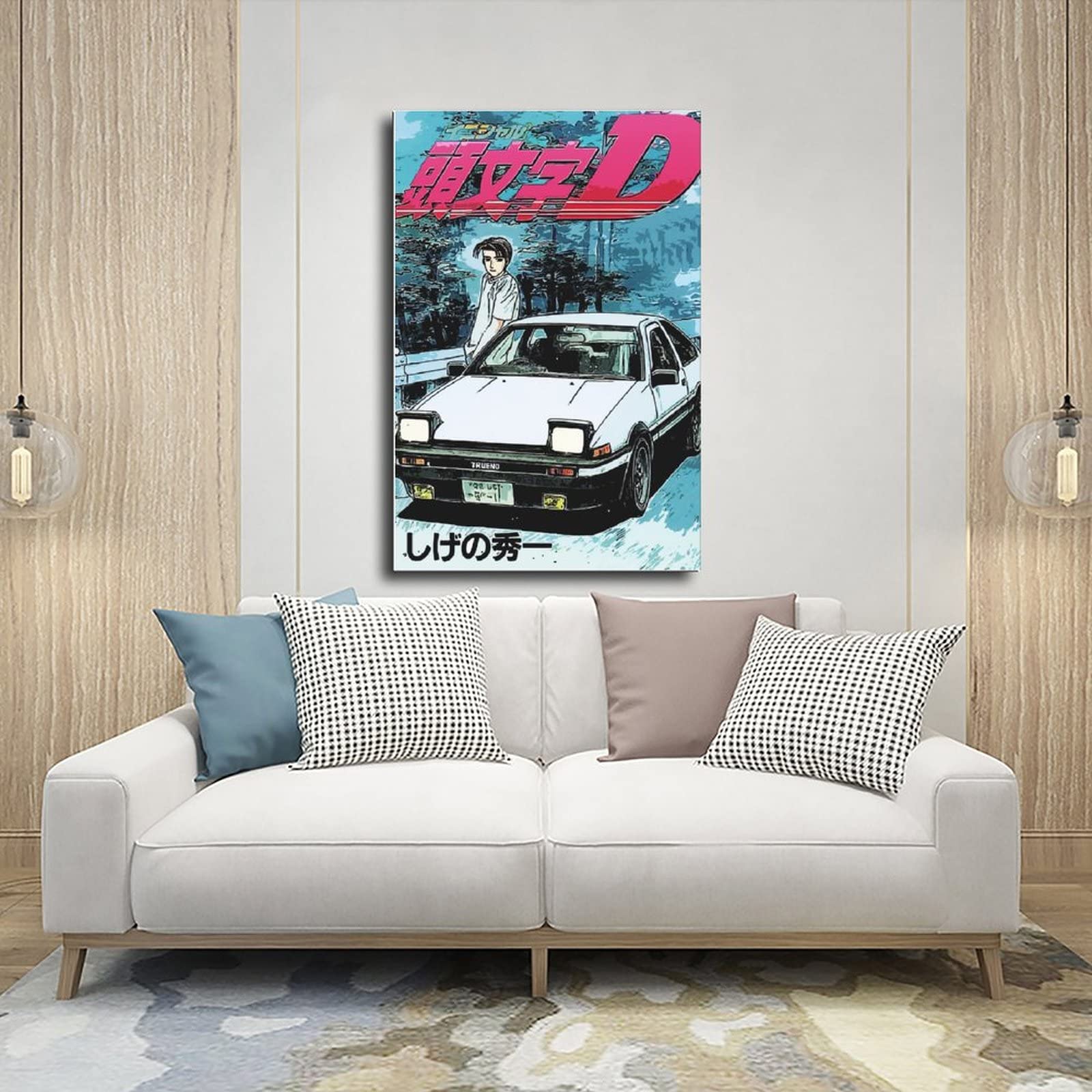 Logo Initial D En Display Sign - Pour Exposition Collection Manga - Neuf