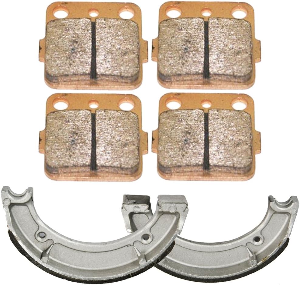 Front and Rear Brake Pads Shoes replacement for Yamaha YFM 600 Grizzly 1998 1999 2000