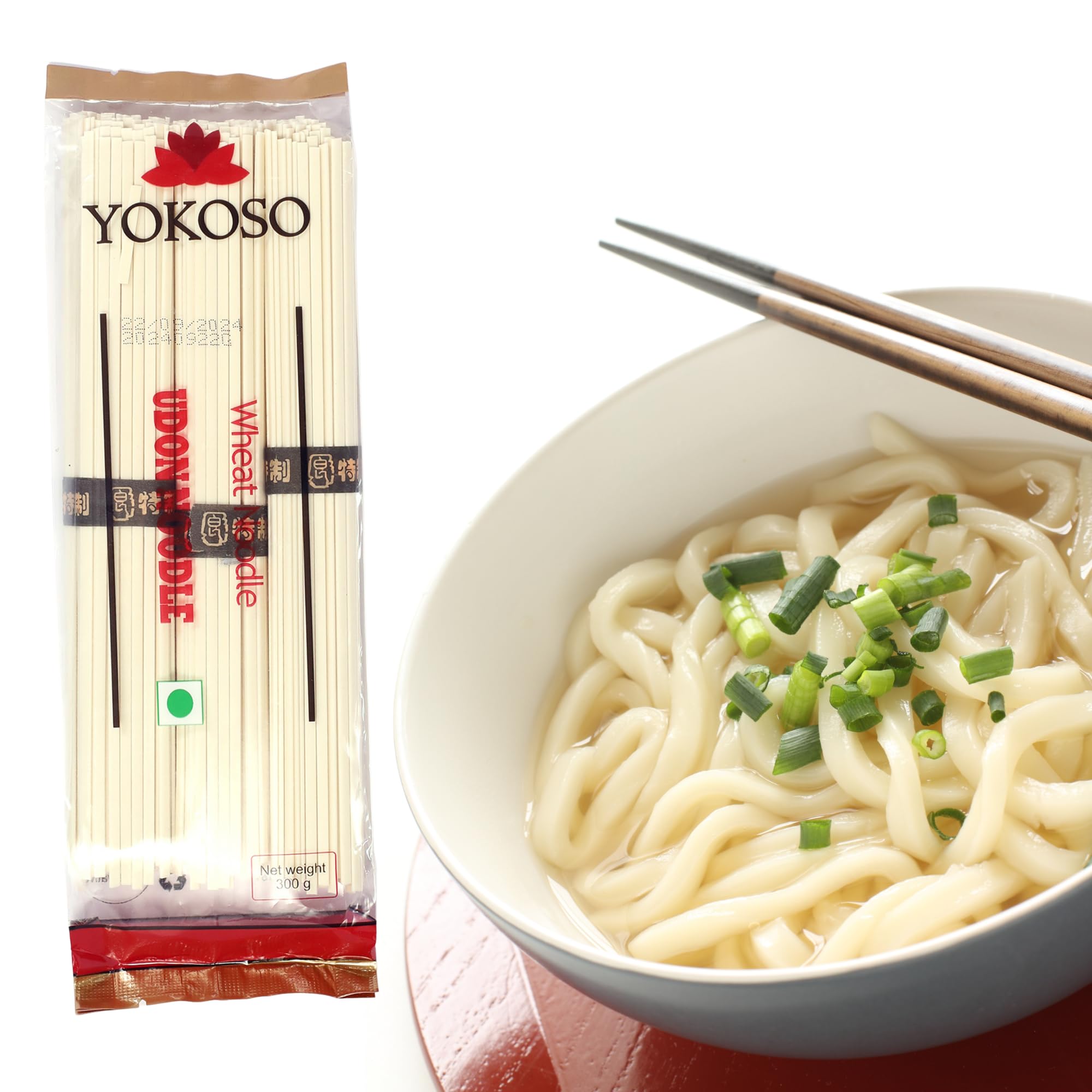 Yokoso Japanese Udon Noodles, Pack of 2, White, 10.58 oz ℮ 300 g 4