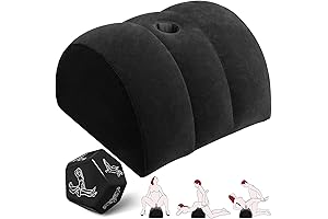 Dual-Density Riding Vibrator Pillow