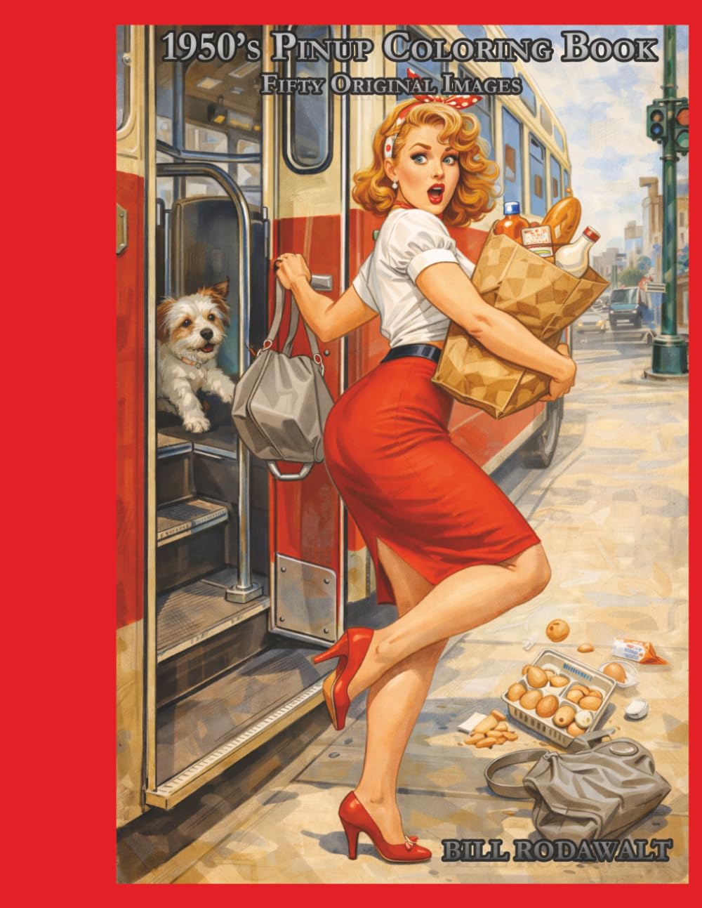 Classic Pinup Style Coloring Book: Fifty Original Images