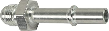 ICT Billet Quick Connect Male 5/16 Fuel Rail Hose to -6AN Adapter Fitting LS1 LM7 LR4 LQ4 LS6 L59 LQ9 LM4 L33 GM Oring Seal Billet Aluminum Natural Finish AN817-01A