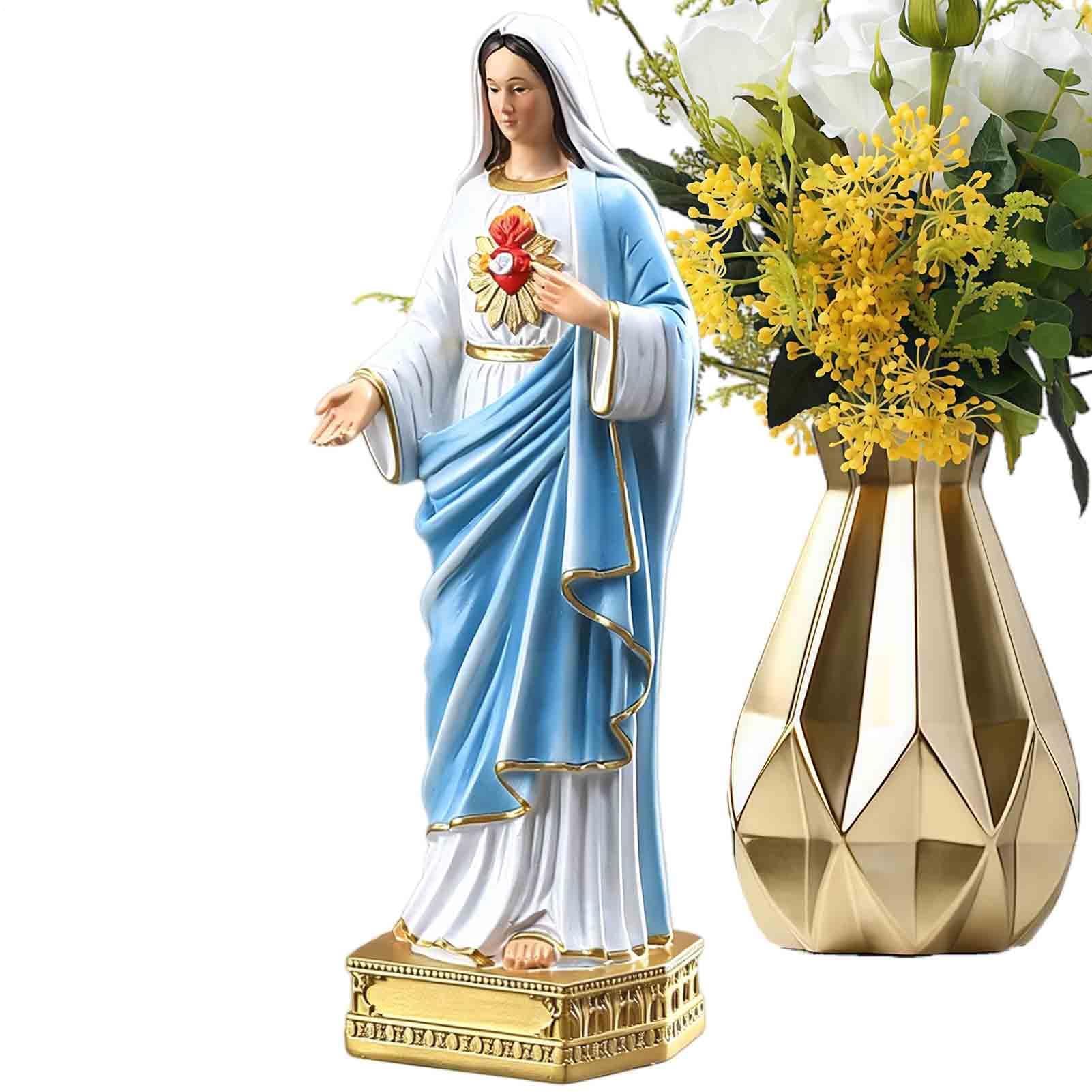 Statues de mère bénie en résine et statuette sainte pour terrasse