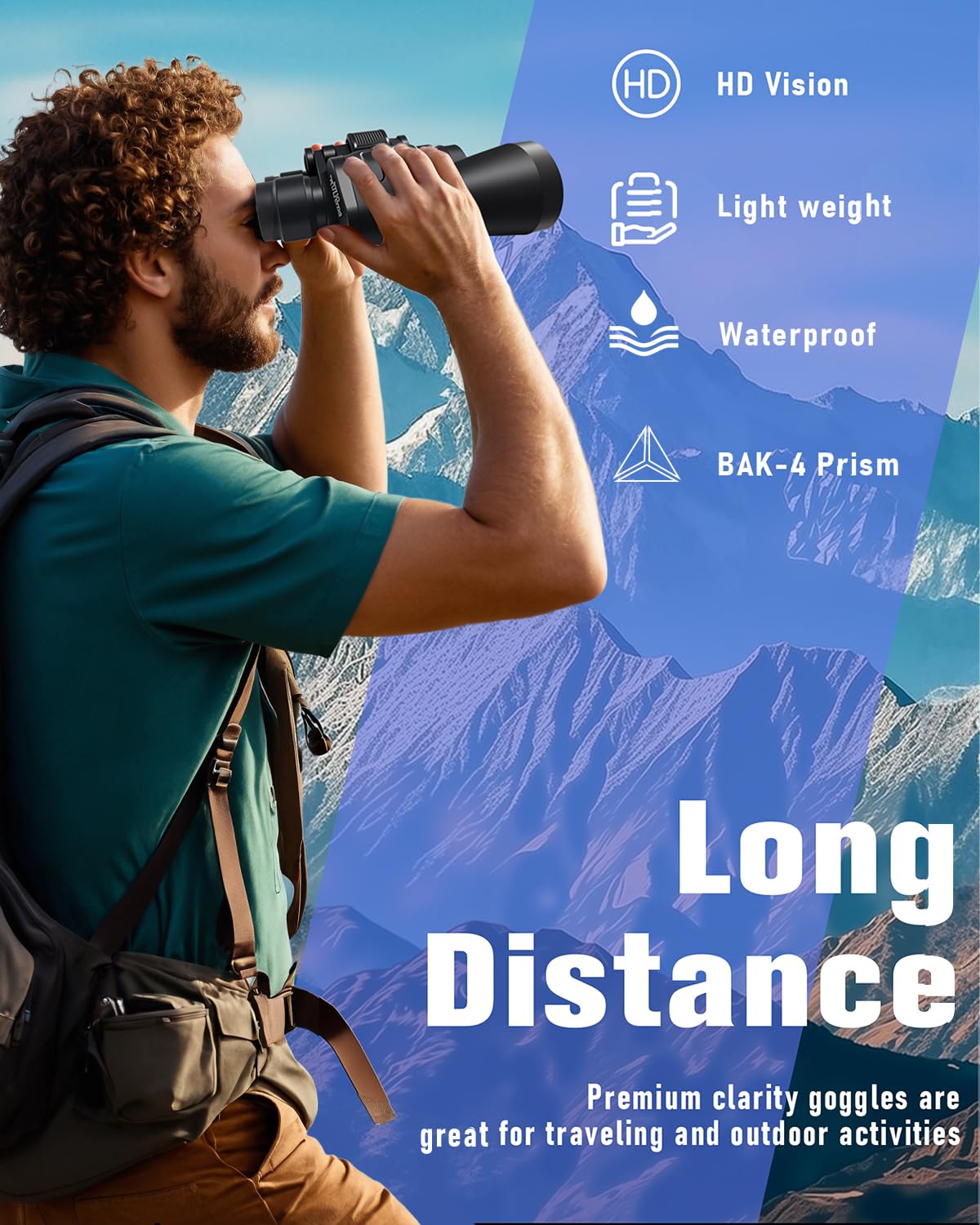 High Powered Binoculars 20x50 - See Further! -8