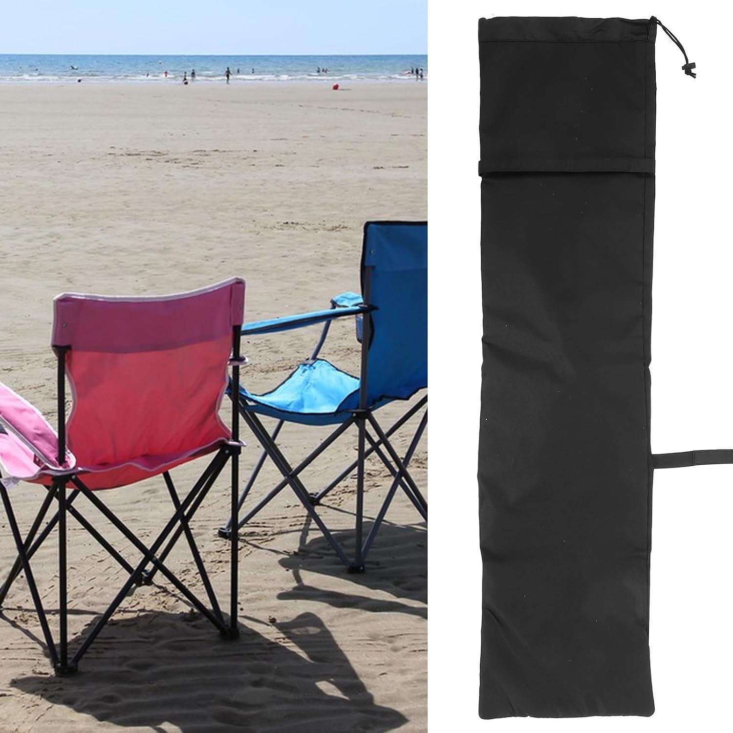 NOLITOY Oxford Cloth Folding Chair Storage Bag, Carrying Case 48 Inch image 3