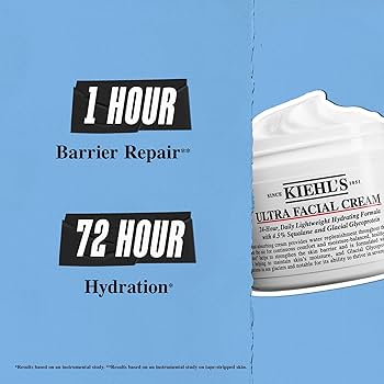 フェイスクリーム Kiehl's ULTRA FACIAL CREAM 150ml Ultra Facial Cream, 24 Hour Moisturizer to Balance Skin