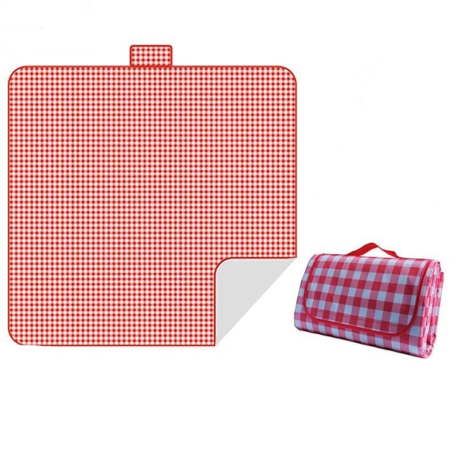 Tapis de pique-nique imperméable, couverture non tissée épaisse pour le camping et l'extérieur, grande taille, 200 x 200 cm, durable et facile à nettoyer