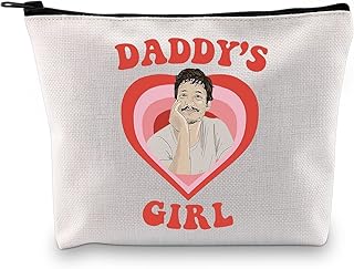 Daddy Pedro Gift Tribute Celebrity Gift Gamer Gift Daddy’s Girl Zipper Pouch Makeup Bag Funny Gift for Her (Daddy’s Girl Bag CA)