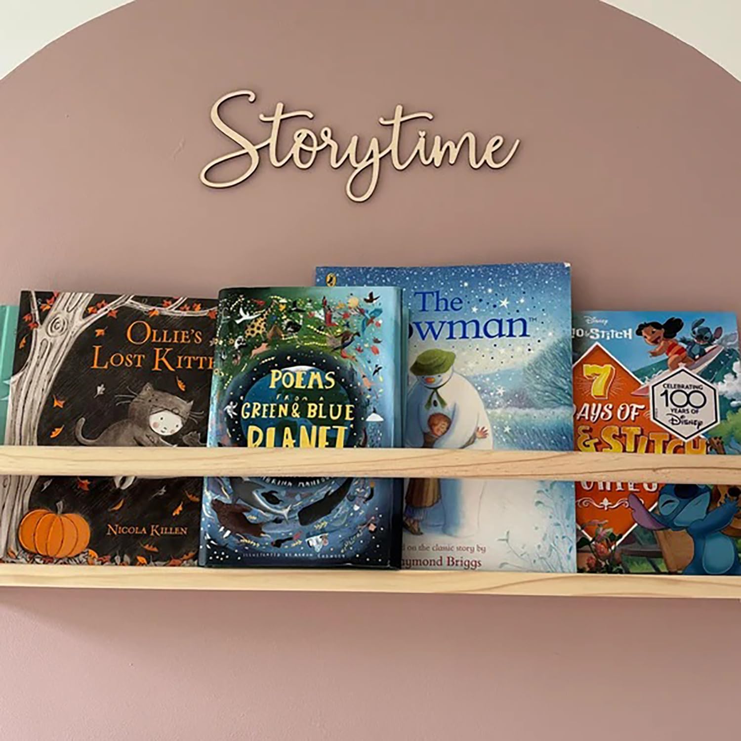 Storytime Sign,Wooden Reading Corner Sign,Nursery Decor for Children's Bedroom - Gift for Baby - Home Decor