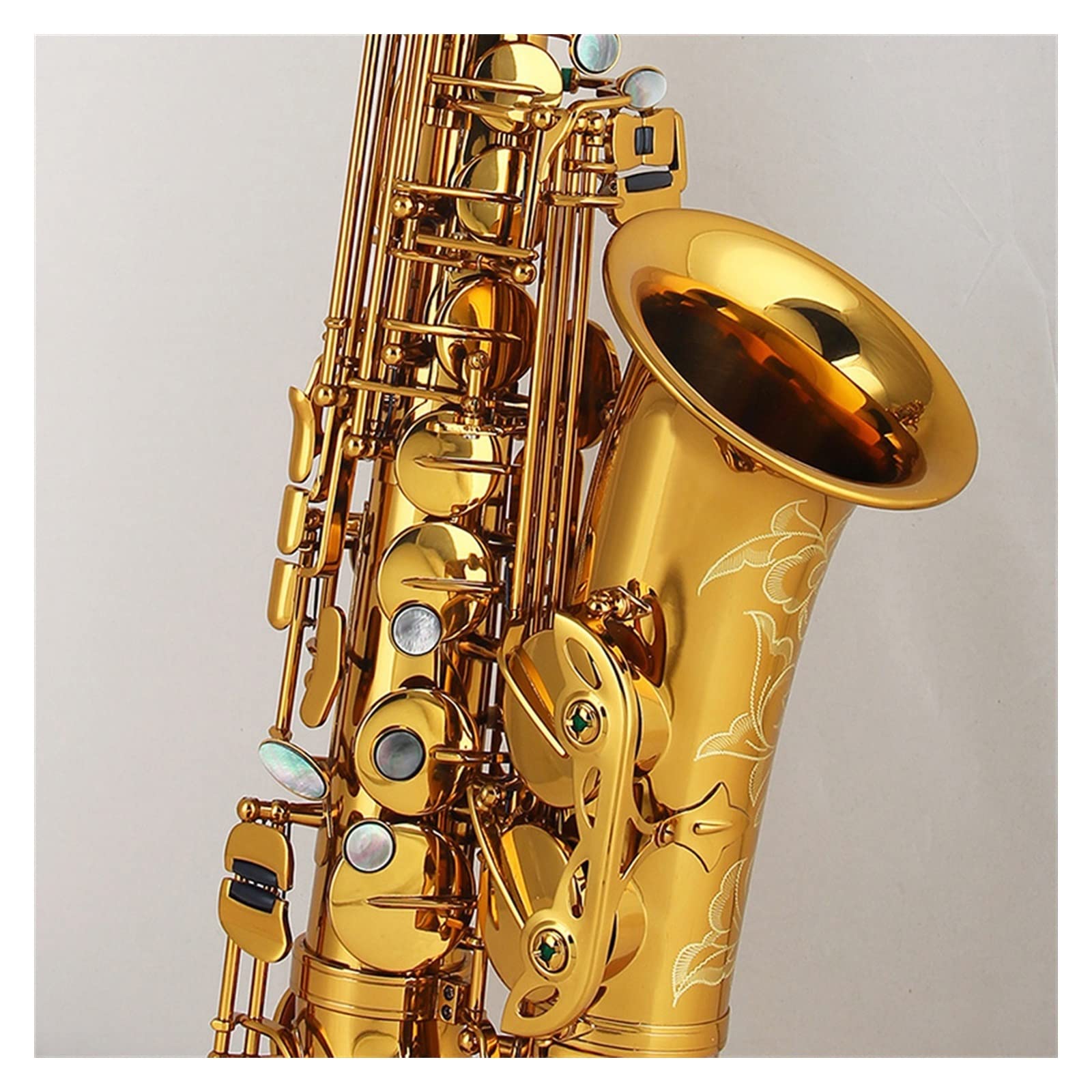 Saxofón Alto Mi Bemol Champagne Gold para Principiantes Saxofón Principiante